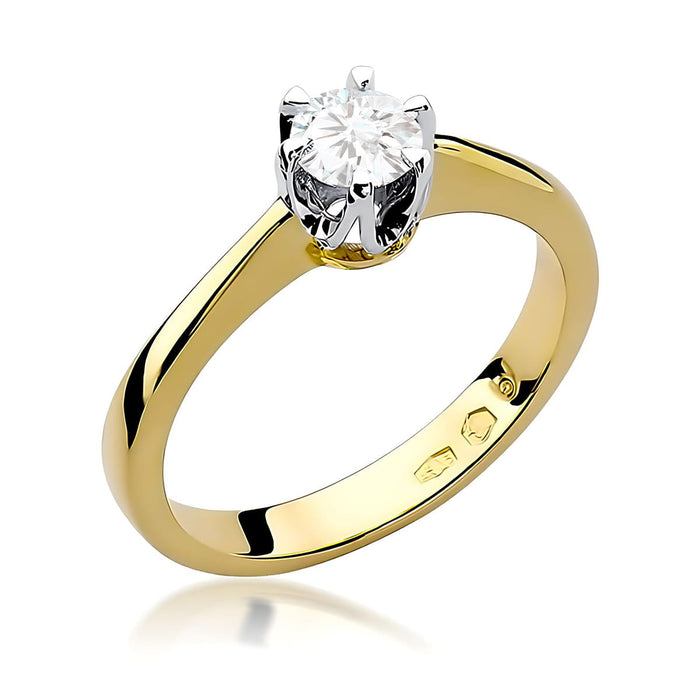 Inel Aur 14K W0220 Diamant Cultivat 0.25ct