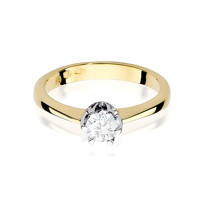 Inel Aur 14K W0220 Diamant Cultivat 0.25ct