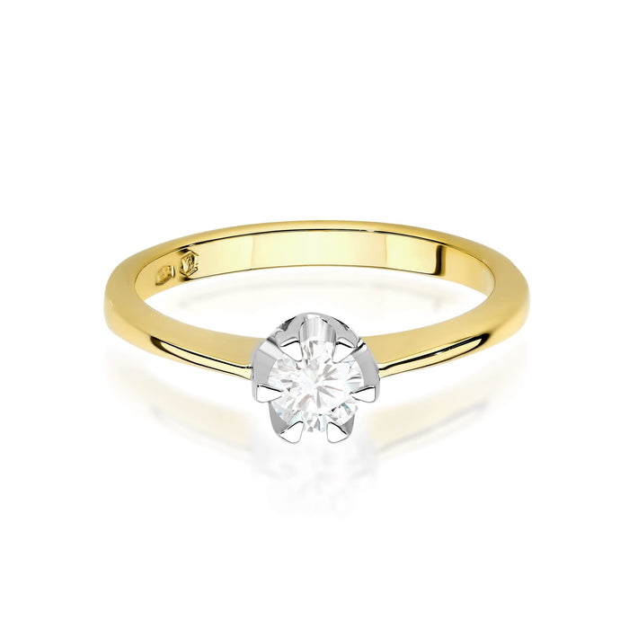 Inel Aur 14K cu Diamant de Laborator 0.40 ct