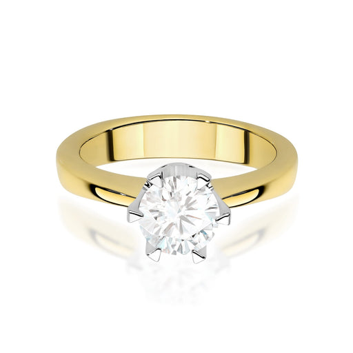 Inel Aur 14K cu Diamant de Laborator 1.00 ct - Galben