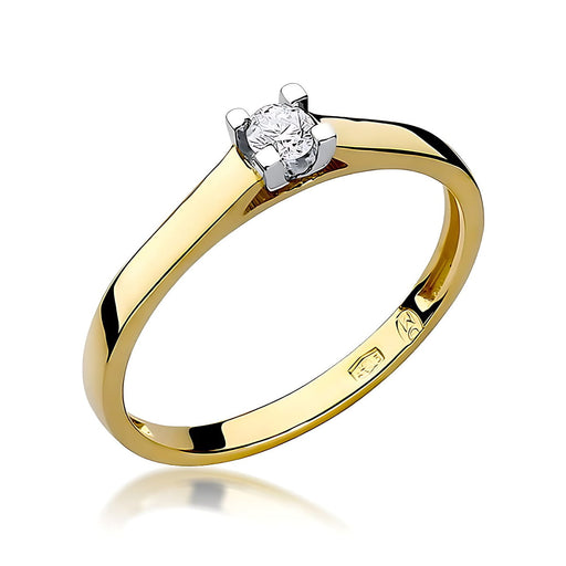 Inel Aur 14K W0221 Diamant Cultivat 0.10ct