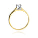 Inel Aur 14K W0221 Diamant Cultivat 0.20ct