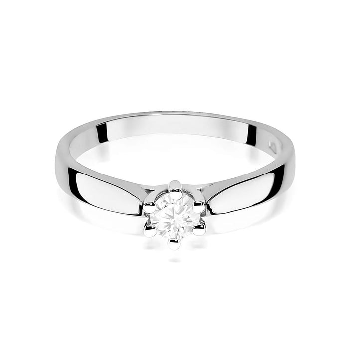 Inel Aur 14K W0222 Diamant Cultivat 0.25ct