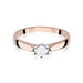Inel Aur 14K W0222 Diamant Cultivat 0.25ct