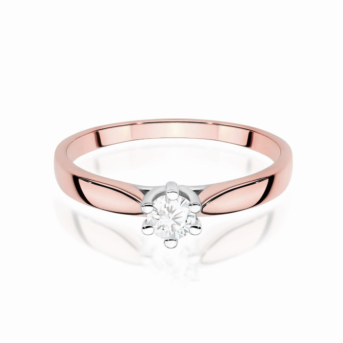 Inel Aur 14K cu Diamant de Laborator 0.30 ct