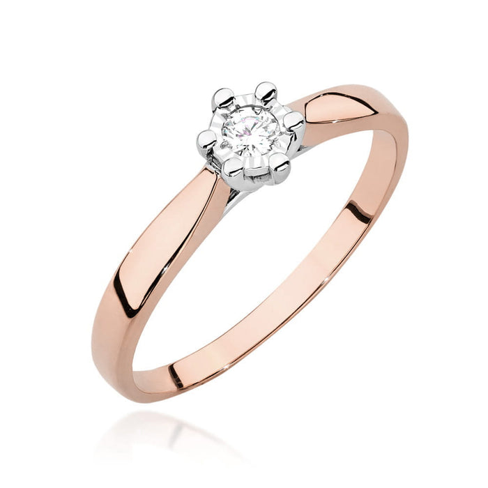 Inel Aur 14K W0222 Diamant Lab Grown 0.08ct