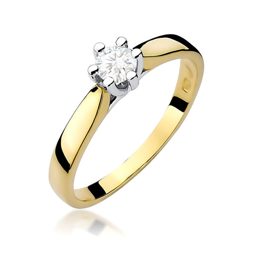 Inel Aur 14K W0222 Diamant Cultivat 0.25ct