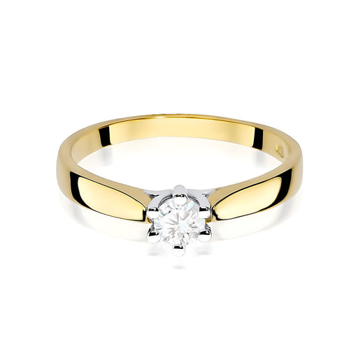 Inel Aur 14K W0222 Diamant Cultivat 0.25ct