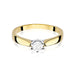 Inel Aur 14K W0222 Diamant Cultivat 0.25ct