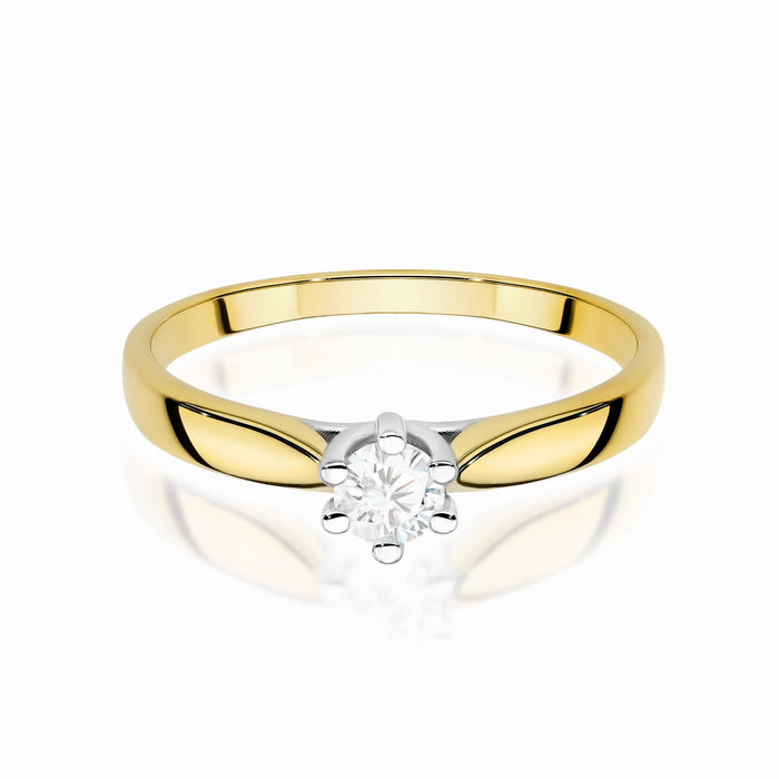 Inel Aur 14K cu Diamant de Laborator 0.30 ct