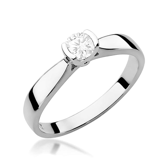 Inel Aur 14K W0223 Diamant Crescut în Laborator 0.25ct