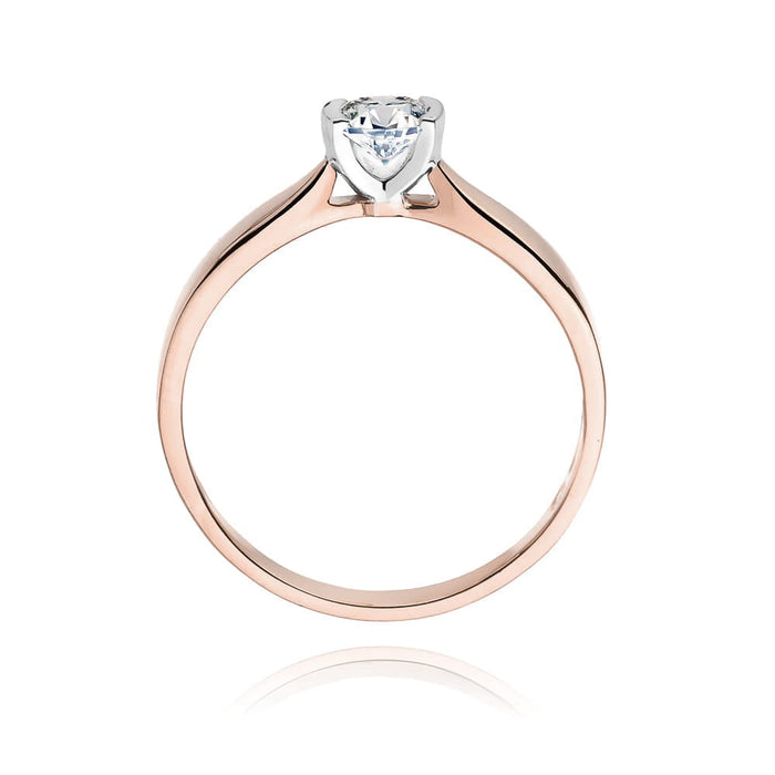 Inel Aur 14K W0223 Diamant Crescut în Laborator 0.25ct