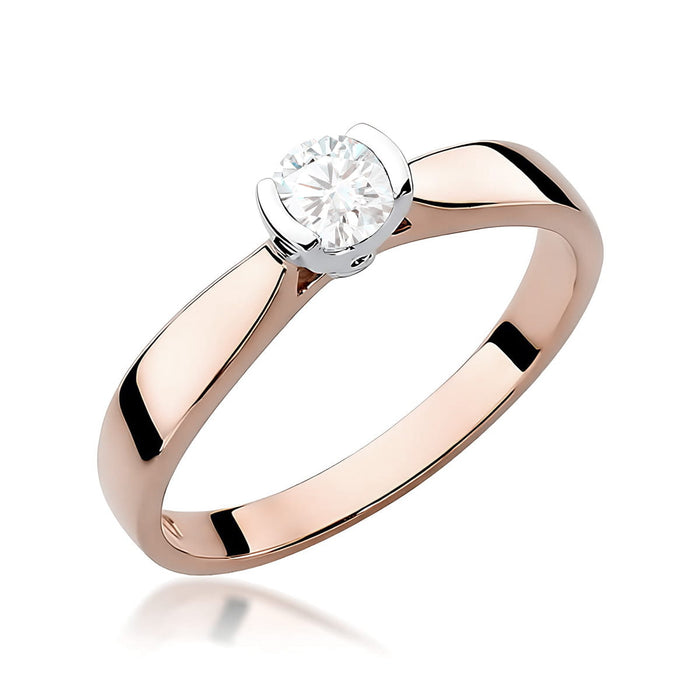 Inel Aur 14K W0223 Diamant Cultivat 0.30ct