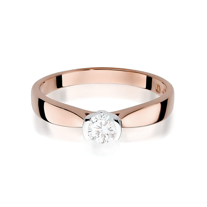 Inel Aur 14K W0223 Diamant Cultivat 0.30ct