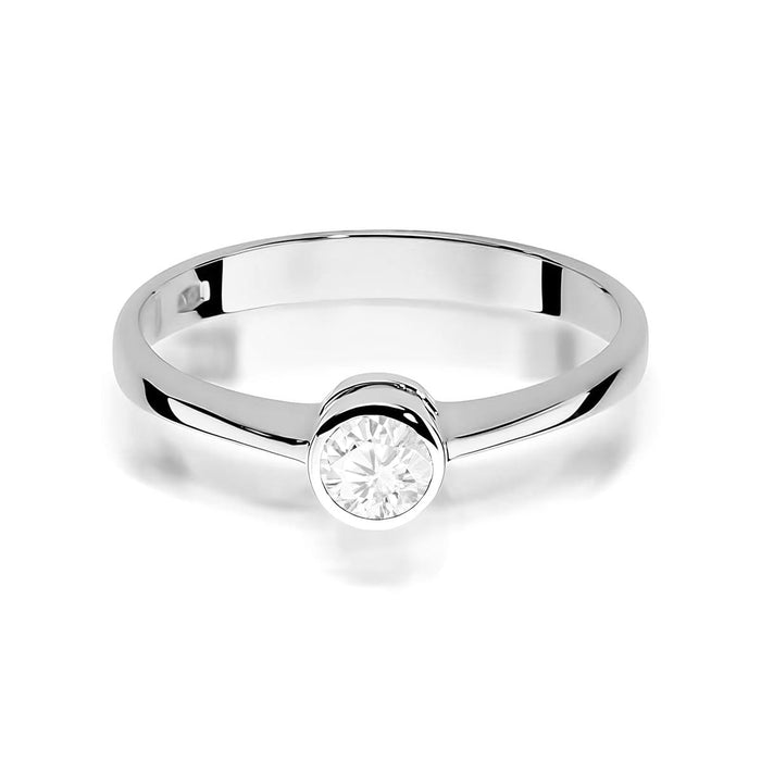Inel Aur 14K W0224 Diamant Cultivat 0.30ct