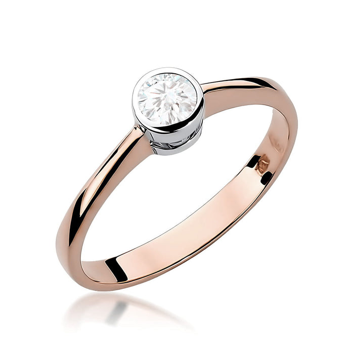 Inel Aur 14K W0224 Diamant Cultivat 0.30ct