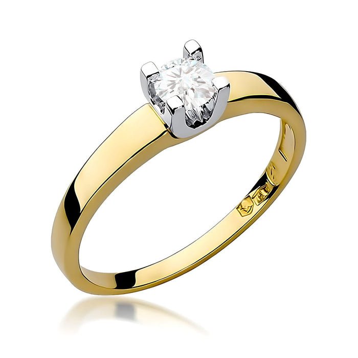 Inel Aur 14K W0225 Diamant Cultivat 0.30ct