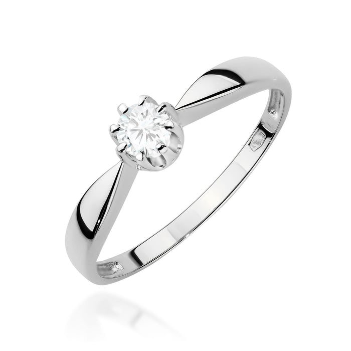 Inel Aur 14K cu Diamant de Laborator 0.15 ct