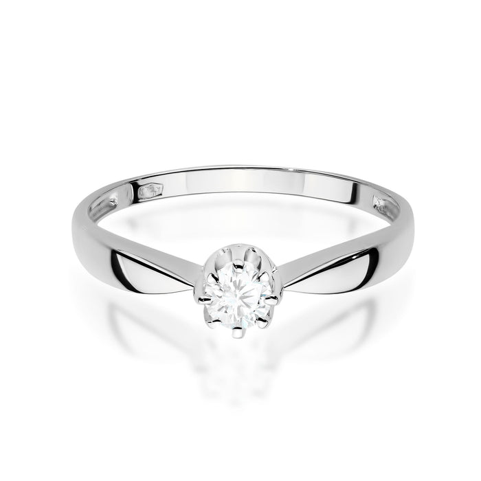 Inel Aur 14K cu Diamant de Laborator 0.15 ct