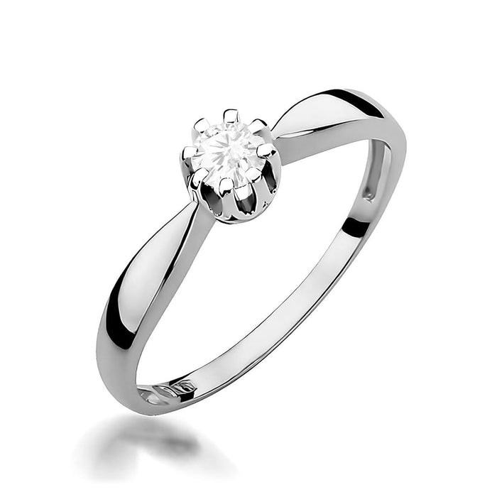 Inel Aur 14K W0228 Diamant Crescut în Laborator 0.20ct