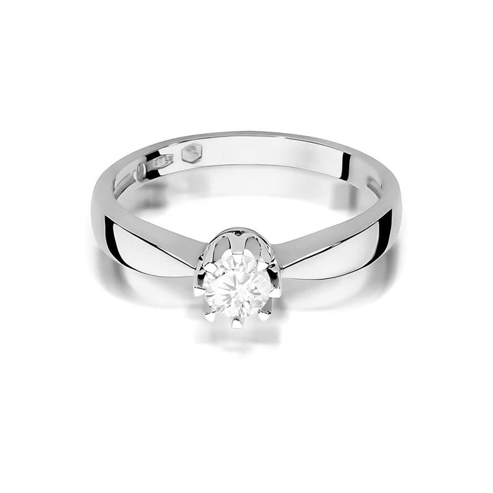 Inel Aur 14K W0228 Diamant Crescut în Laborator 0.25ct