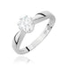 Inel Aur 14K cu Diamant de Laborator 0.30 ct - Alb