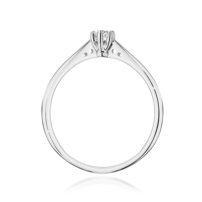 Inel Aur 14K cu Diamant de Laborator 0.10 ct