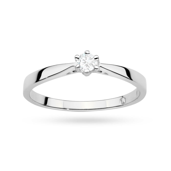 Inel Aur 14K cu Diamant de Laborator 0.10 ct