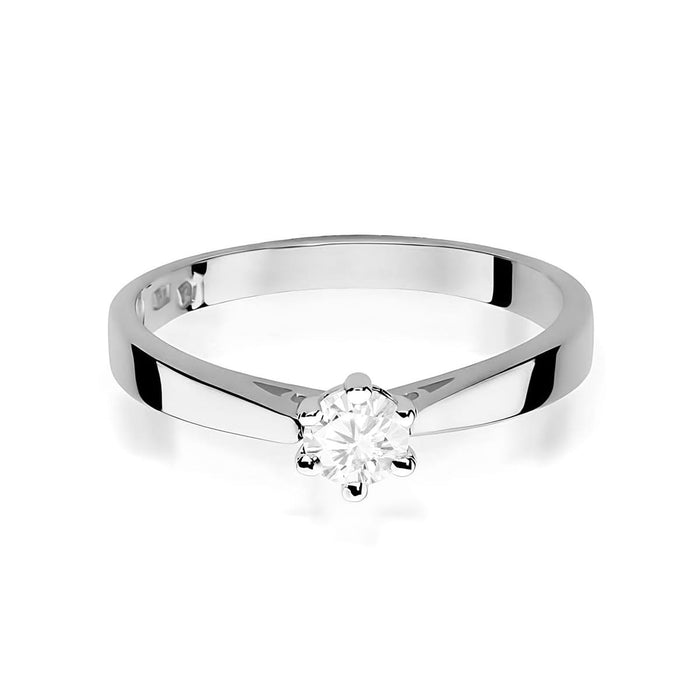 Inel Aur 14K W0229 Diamant Cultivat 0.20ct