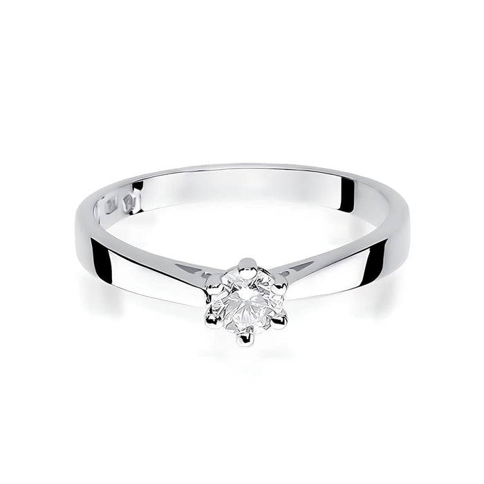 Inel Aur 14K W229B Diamant Crescut în Laborator 0.25ct