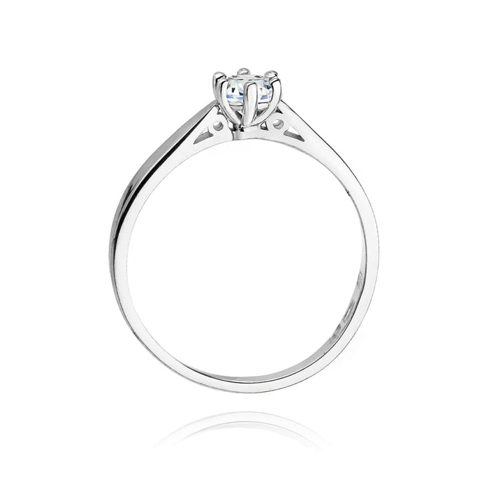 Inel Aur 14K W229B Diamant Crescut în Laborator 0.25ct