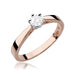 Inel Aur 14K W0229 Diamant Cultivat 0.20ct