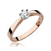 Inel Aur 14K W229B Diamant Crescut în Laborator 0.25ct