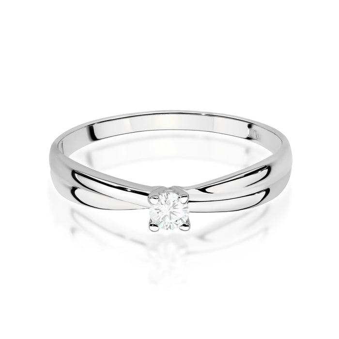 Inel Aur 14K cu Diamant de Laborator 0.10 ct