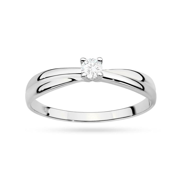 Inel Aur 14K cu Diamant de Laborator 0.10 ct