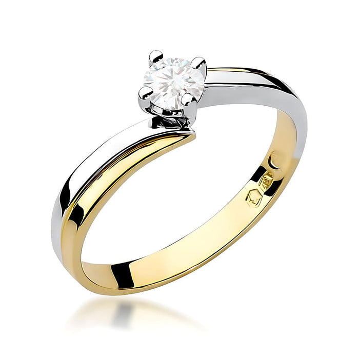 Inel Aur 14K W0231 Diamant Cultivat 0.30ct