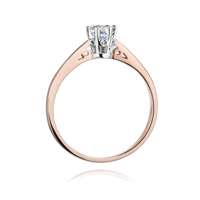 Inel Aur 14K W234 Diamant Laborator 0.25ct