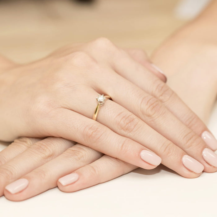 Inel Aur 14K W234 Diamant 0.30ct