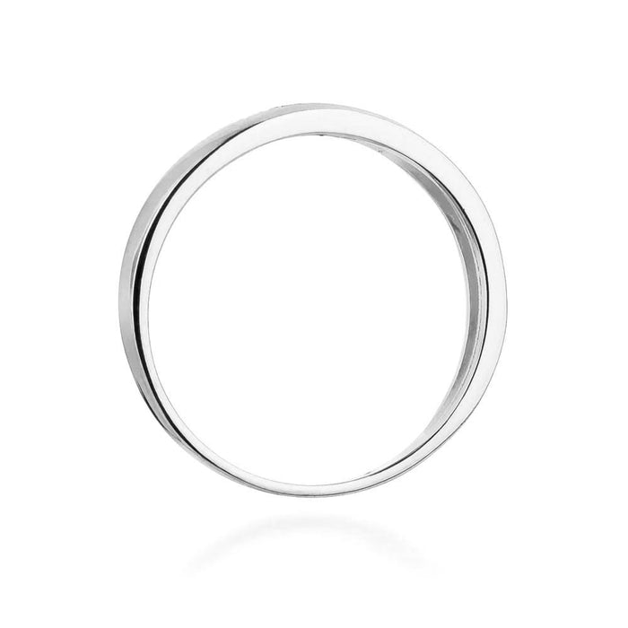 Inel Aur 14K cu Diamante Naturale Negre 0.04 ct