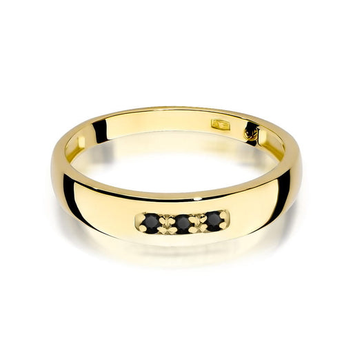 Inel Aur 14K W0235 Diamante Negre