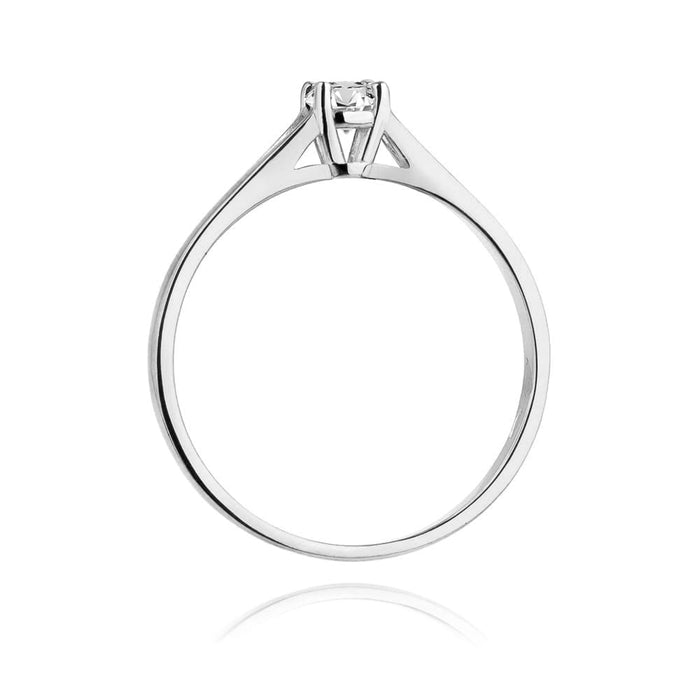 Inel Aur 14K W0240 Diamant Cultivat 0.20ct