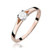 Inel Aur 14K W0240 Diamant Cultivat 0.20ct