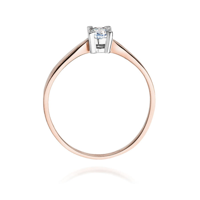 Inel Aur 14K W0242 Diamant de Laborator 0.20ct