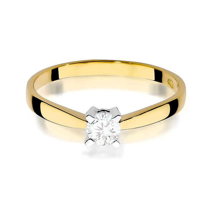 Inel Aur 14K W0242 Diamant de Laborator 0.20ct