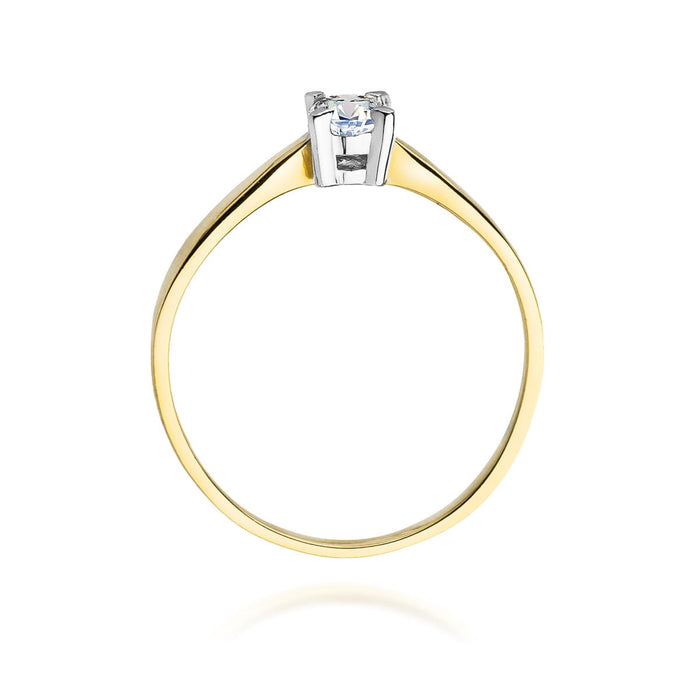 Inel Aur 14K W0242 Diamant de Laborator 0.20ct