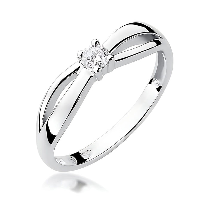 Inel Aur 14K W0248 Diamant Cultivat 0.10ct