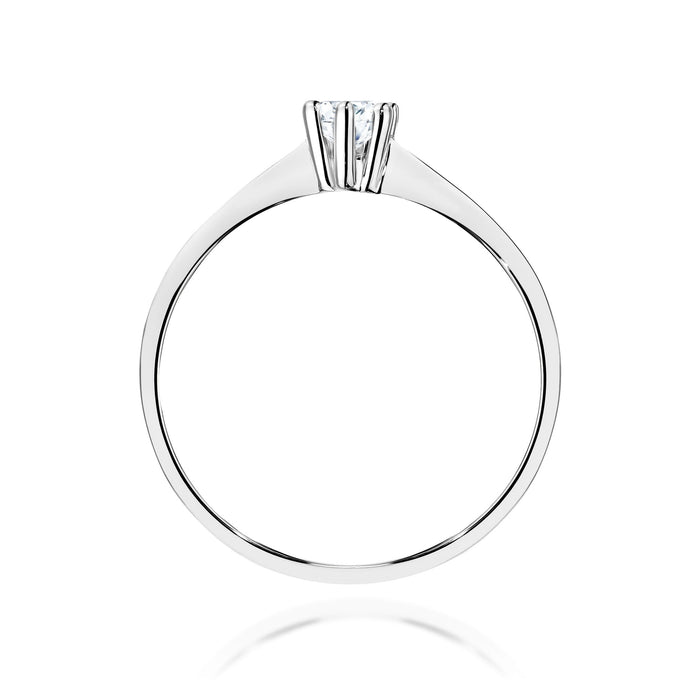 Inel Aur 14K cu Diamant de Laborator 0.15 ct