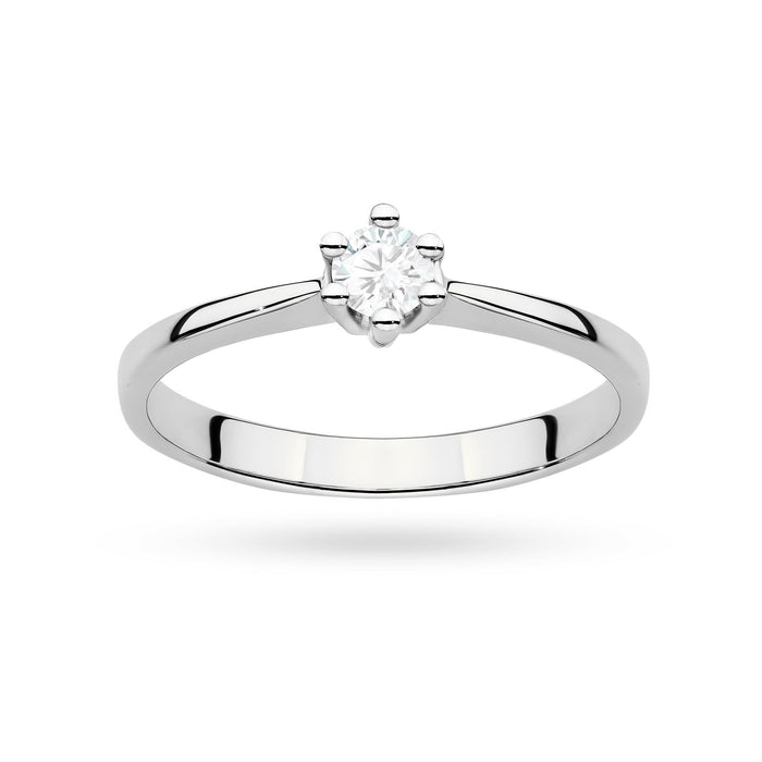 Inel Aur 14K cu Diamant de Laborator 0.15 ct