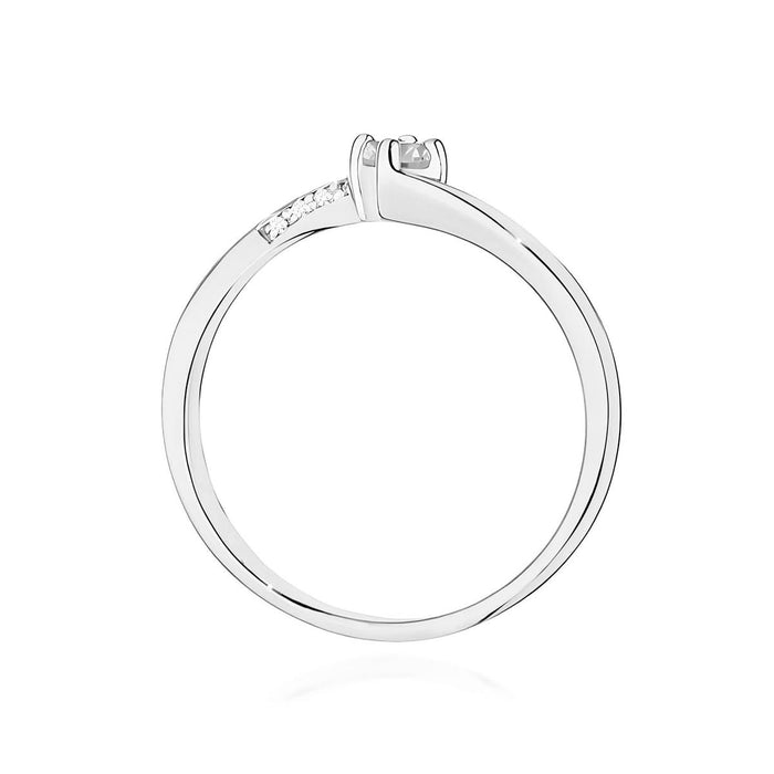 Inel Aur 14K cu Diamant 0.10 ct