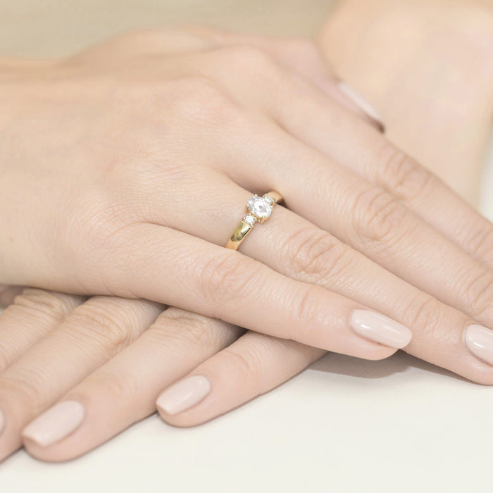 Inel Aur 14K W0264 Diamant 0,40ct